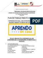 Plan de Trabajo Remoto Docente GCP