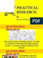 Lesson 1 - Quatitative Research