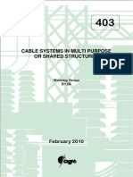 403 Cable Systems in Multi Purpose or Shared Structures