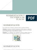 Sedimentación y Tectónica de Placas Diapositiva Geologia 6ta Unidad