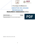 Fundamentos de Aguas Residuales Resumen