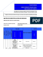 Formato Matriz de Riesgos - Unidad 2