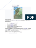 Vertiente de La Región Orinoco