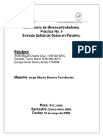 Practica 5 - Entrada y Salida de Datos en Paralelo