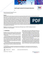 A Deep Learning Based Multi Agent System For Intrusion Detection