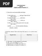 South Point School Class II English Language Worksheet-17