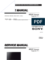 Sony Kdl-32ex427 32ex527 40ex527 46ex527 Chassis Az2-F Ver.1.0 Segm.p-1 SM PDF