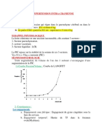 Hypertension Intra-Cranienne: 1) - Courbe Pression/Volume