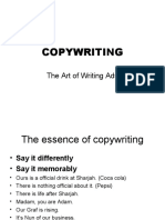 Copywriting: The Art of Writing Ads