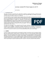 Reference Design: PR883: A 300-W, Universal Input, Isolated PFC Power Supply For LCD TV Applications