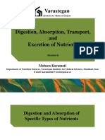 Session 6 Digestion Absorbtion Transport and Excretion of Nutrients PDF