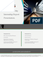 Internship Report Presentation