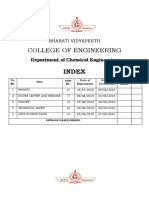 College of Engineering: Index