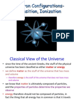 Electron Configurations-Transition, Ionization