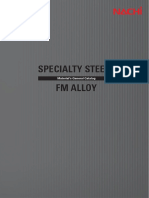 Specialty Steels FM Alloy: Material's General Catalog