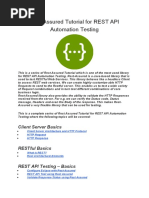 Rest Assured Tutorial For REST API Automation Testing: Client Server Basics