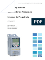 WEG cfw500 Manual Do Usuario 10001278006 Manual Portugues BR PDF