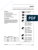 Low Capacitance, Low Series Inductance and Resistance Schottky Diodes