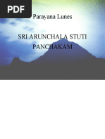 Parayana Lunes Arunachala Mahatmyam