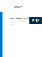 Aspen Certification Exam Process