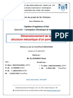 Dimensionnement de La Structure Mécanique D 'Un Pont Roulant