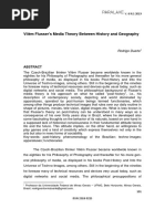 Vilém Flusser's Media Theory Between History and Geography Arthur Danto PDF