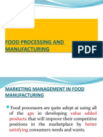 Food Processing and Manufacturing