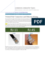 3.2 Identify Common Connector Types