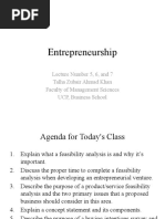 Entrepreneurship Lecture Number 5 6 and 7