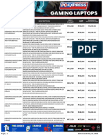 Gaming Laptops Pricelist May 2020