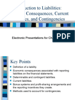 Introduction To Liabilities: Economic Consequences, Current Liabilities, and Contingencies