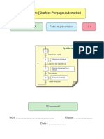 TD4 Auto Grafcet Percage Automatise Eleve PDF