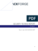 Security Testing Report: Snakerr