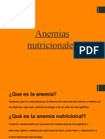 Anemias Nutricionales. Mar