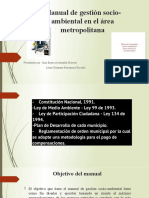 Manual de Gestión Socio-Ambiental en El Área Metropolitana