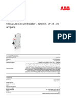 Miniature Circuit Breaker - S200M - 1P - B - 10 Ampere: Product-Details