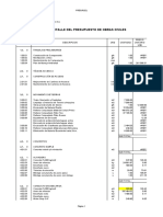 Partidas de Presupuesto Vivienda