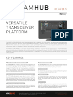 Streamhub: Versatile Transceiver Platform