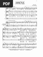 Sandstroem-Sanctus SATB