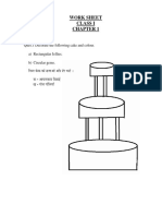 CBSE Class 1 Maths Chapter 1 Worksheet PDF