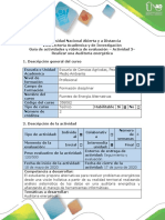 Guía de Actividades y Rúbrica de Evaluación - Actividad 3 - Realizar Una Auditoría Energética PDF