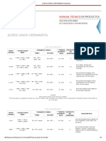 ACEROS GRADO HERRAMIENTA - Manuales