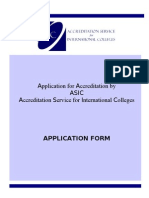 ASIC Application Form