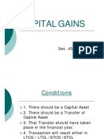 Capital Gains Sec 45 To 55a