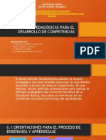 Orientaciones Pedagógicas para El Desarrollo de Competencias