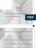 Signscsaacsal Expoun Energy and Power: Name of The Experiment