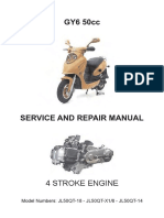 CGen GY6 50cc Service Manual PDF