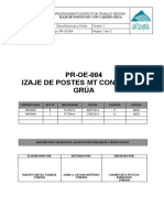 Pr-Oe-004-Procedimiento de Izaje de Postes MT Con Camión Grúa