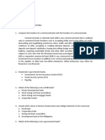 Decasa, Erica J. CBET 01 401E The Philippine Finacial System