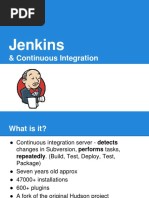 Jenkins: & Continuous Integration